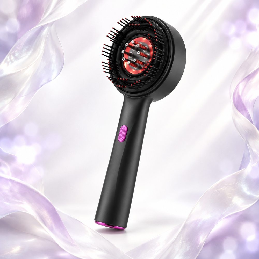 LumiRoots Red Light Scalp Massager — Purple