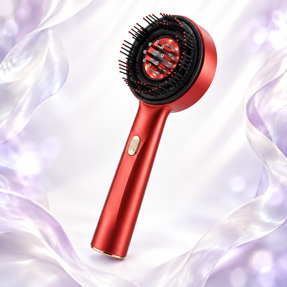 LumiRoots Red Light Scalp Massager — Red
