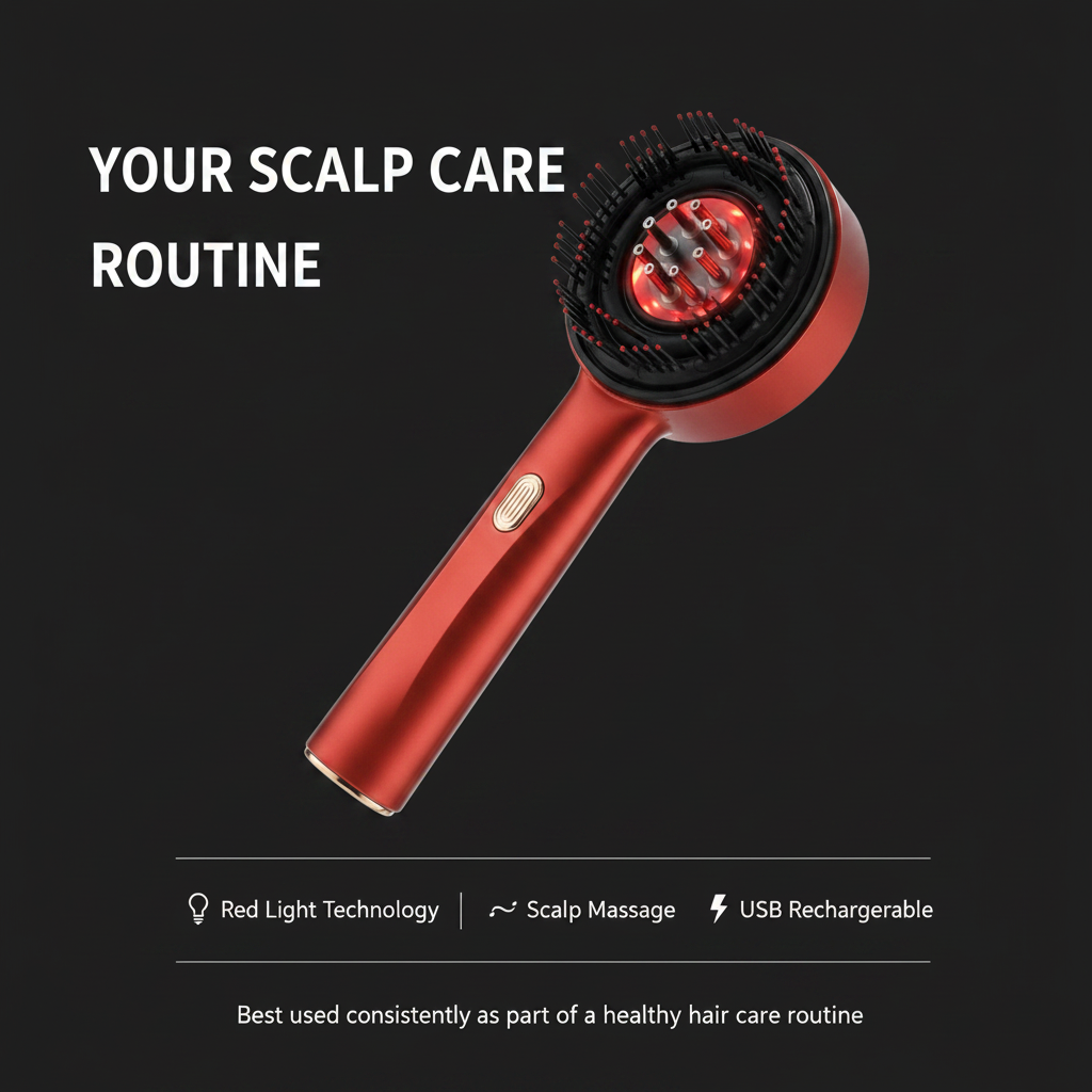 Red Light Scalp Massager & Hair Growth Comb
