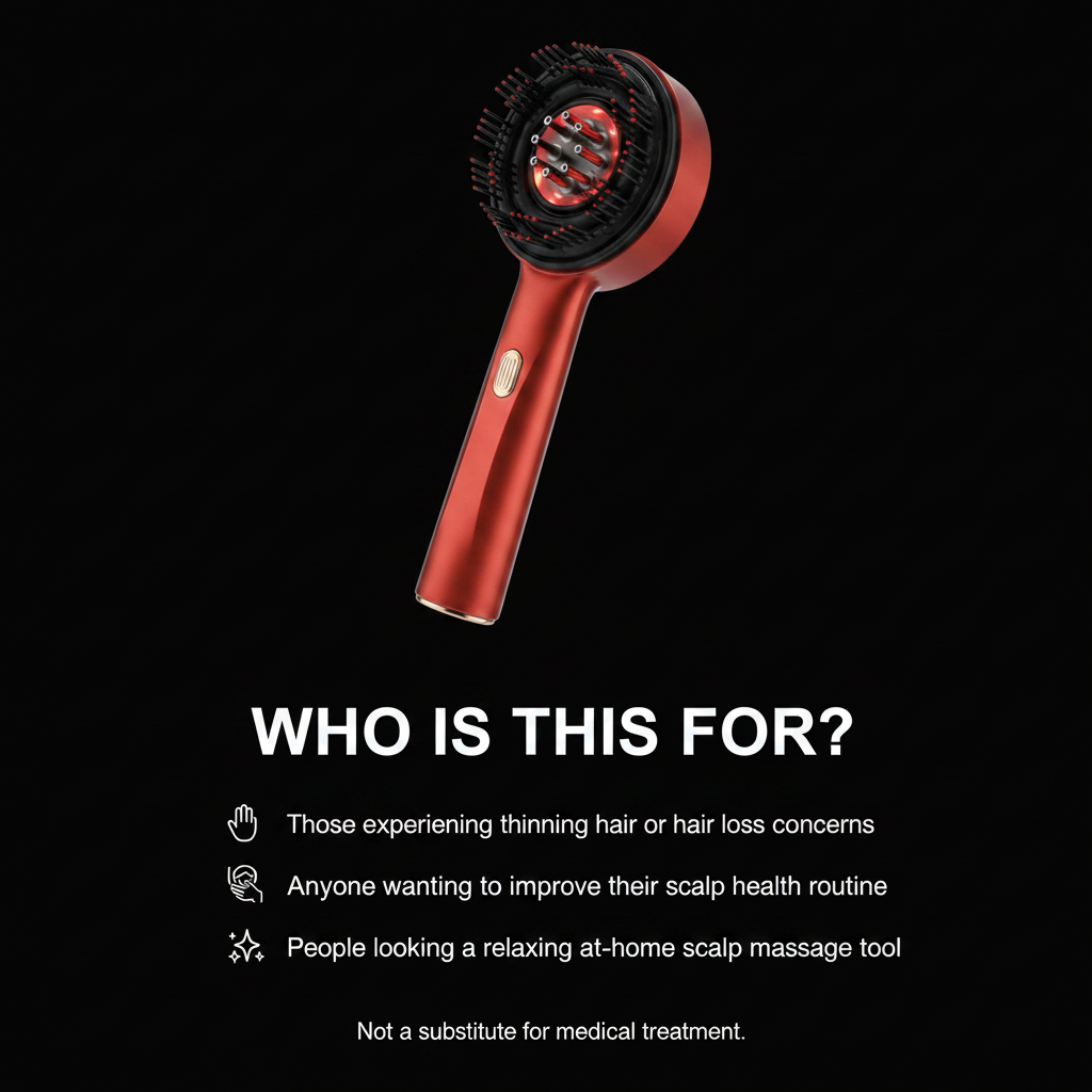 Red Light Scalp Massager & Hair Growth Comb